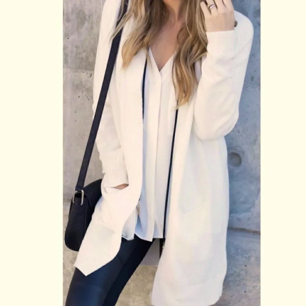 White  cardigan